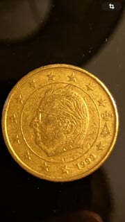 50 CENTIMOS DE BELGICA 1999