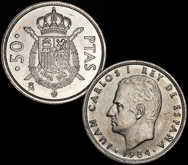 50 PESETAS 1984 MBC JUAN CARLOS I