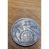 Moneda 25 pesetas 1957 *58