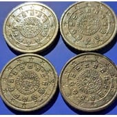 ☆ Vendo lote de 4 monedas (higienizadas) de Portugal del año 2002.