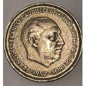 25 Pesetas 1957