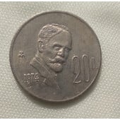 Coin with an image of Don Francisco I. Madero, the number 