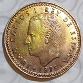 Lote 2 unidades Peseta Rey Juan Carlos I (1975)