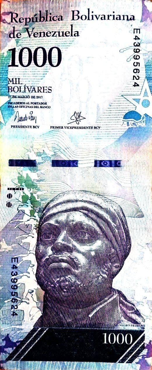 Billete de 1000 Bs