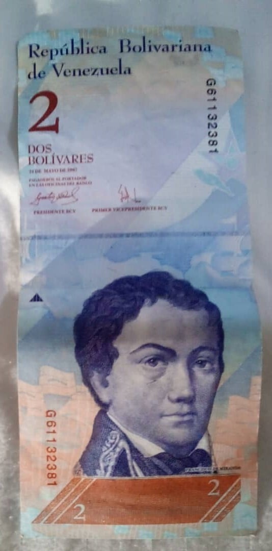 BILLETE 2 BS 2007