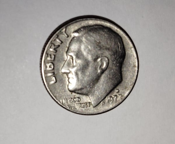 1 DIME 1972