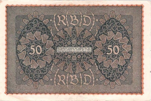 50 Mark Reichsbanknote