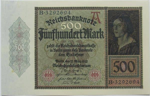 500 Mark Reichsbanknote