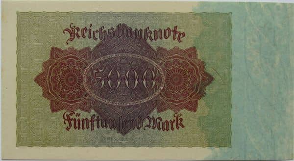 5000 Mark Reichsbanknote