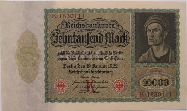 10000 Mark Reichsbanknote