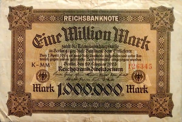 1000000 Mark Reichsbanknote