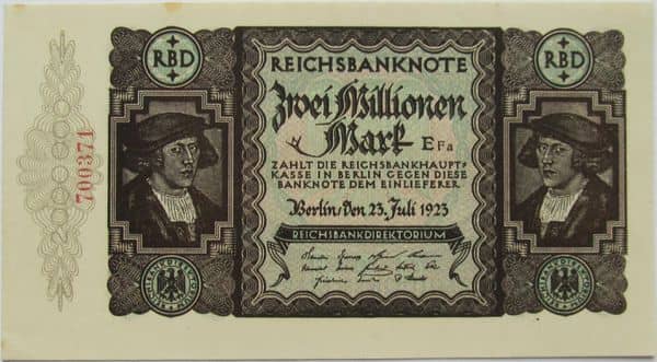 2000000 Mark Reichsbanknote