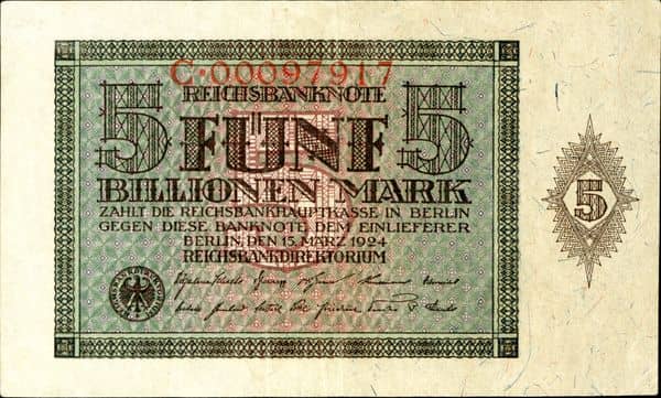 5000000000000 Mark Reichsbanknote