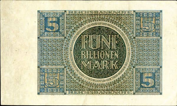 5000000000000 Mark Reichsbanknote