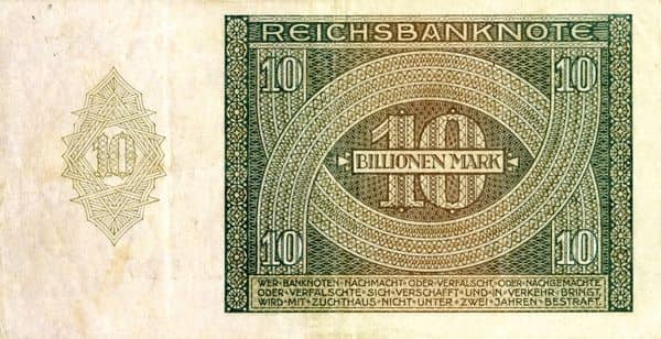 10000000000000 Mark Reichsbanknote