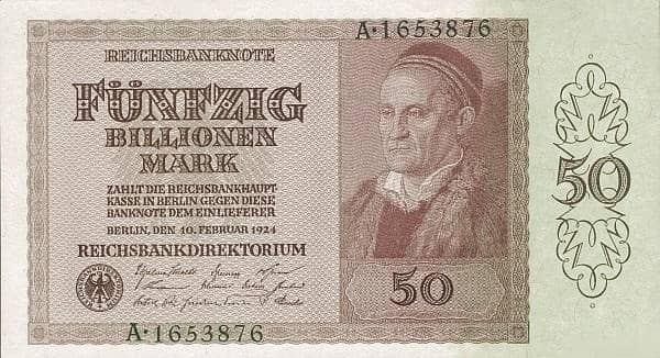 50000000000000 Mark Reichsbanknote