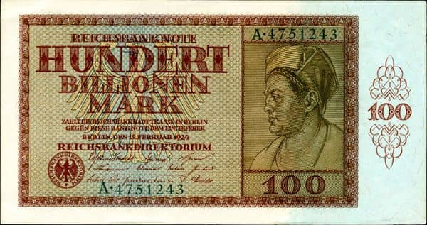 100000000000000 Mark Reichsbanknote
