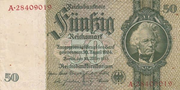 50 Reichsmark Reichsbanknote