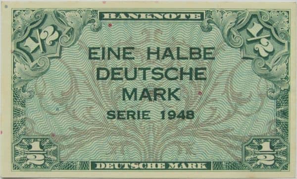 ½ Deutsche Mark