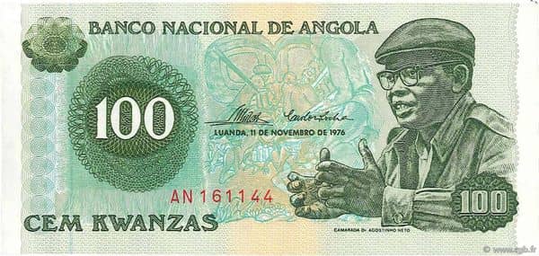 100 Kwanzas (Date of Independence)