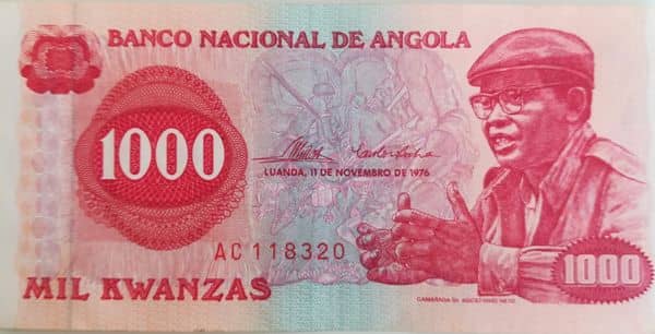 1000 Kwanzas (Date of Independence)