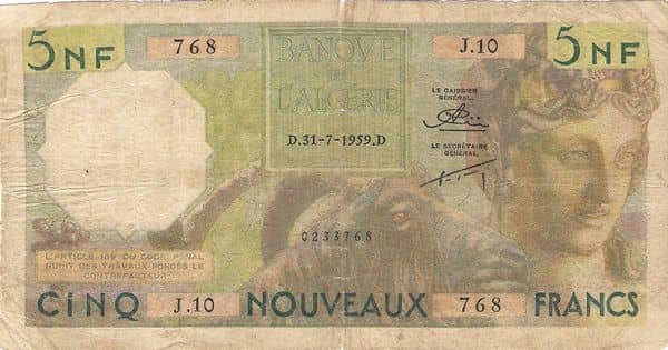 5 Nouveaux Francs