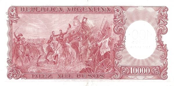 100 Pesos (Overprint on 10000 Pesos)