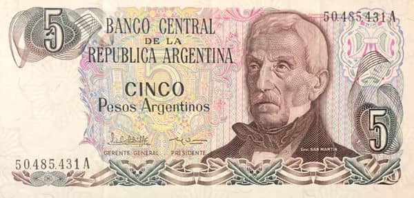 5 Pesos argentinos