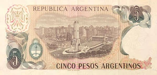 5 Pesos argentinos