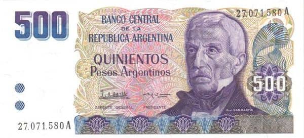 500 Pesos argentinos