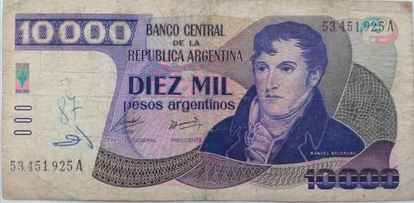 10000 Pesos Argentinos