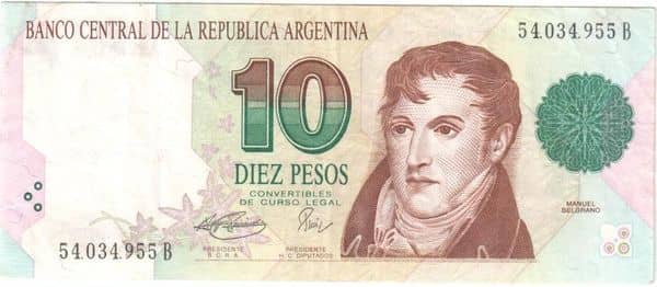 10 Pesos (Convertibles de Curso Legal)