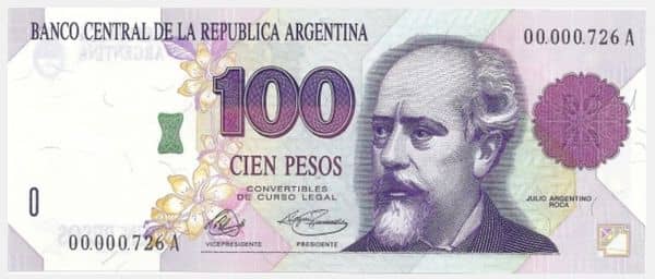 100 Pesos (Convertibles de Curso Legal)