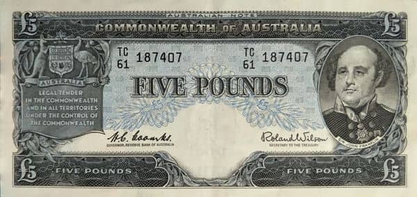 5 Pounds Reserve Bank