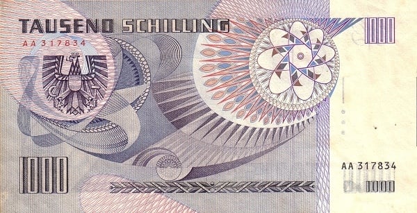 1000 schilling