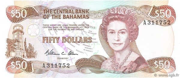 50 Dollars Elizabeth II