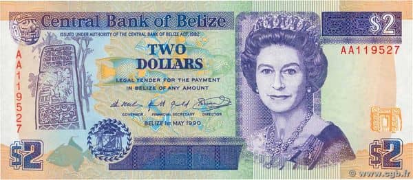 2 Dollars Elizabeth II