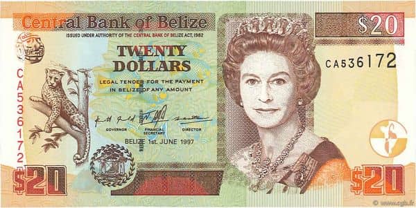 20 Dollars Elizabeth II