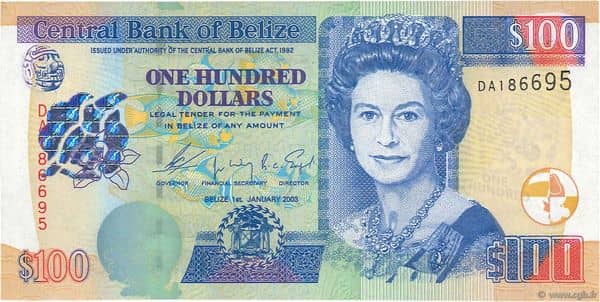 100 Dollars Elizabeth II