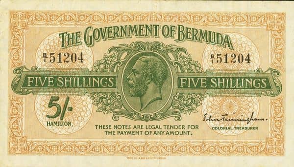 5 Shillings George V