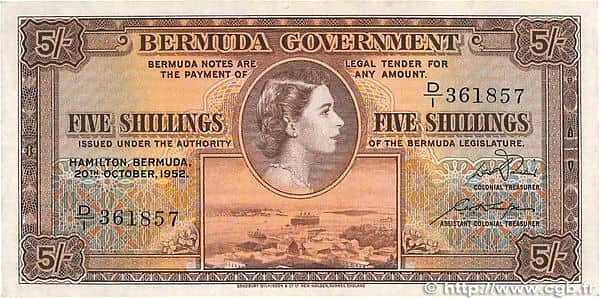 5 Shillings Elizabeth II
