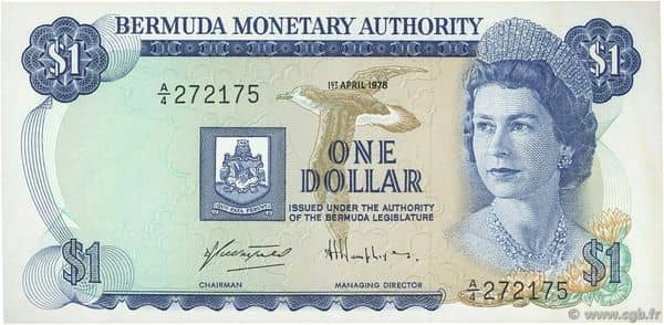 1 Dollar Elizabeth II Monetary Authority