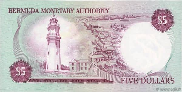 5 Dollars Elizabeth II Monetary Authority