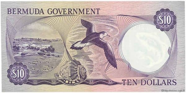 10 Dollars Elizabeth II Government