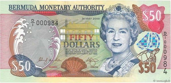 50 Dollars Elizabeth II