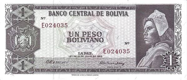 1 Peso Boliviano