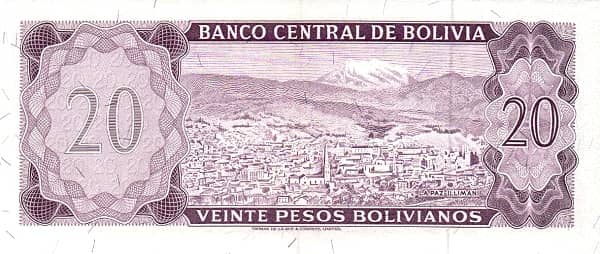 20 Pesos Bolivianos