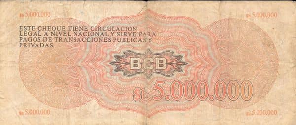 5000000 Pesos Bolivianos