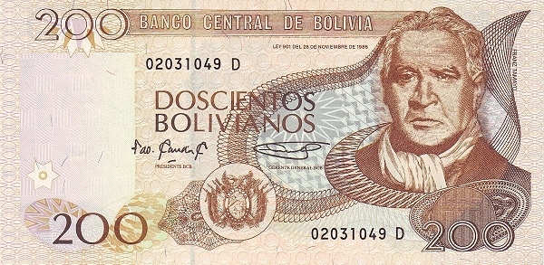 200 bolivianos