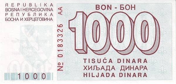 1000 Dinara